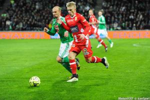 Daniel Wass sous les couleurs d'Evian Thonon Gaillard en 2015