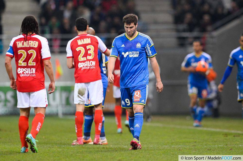 André-Pierre Gignac avait été le buteur Marseillais, la saison dernière, à Reims (1-1)