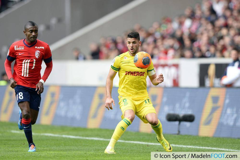 Filip Djordjevic en action lors d'un match de championnat face à Lillle en 2014