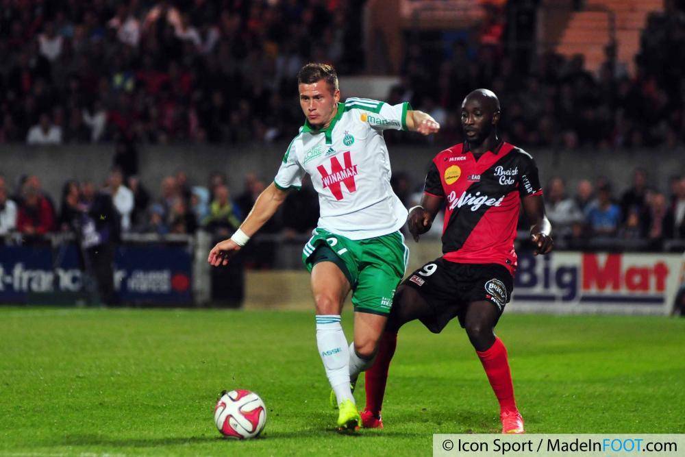 Franck Tabanou, ici sous les couleurs de l'ASSE, suscite l'intérêt de l'OM.