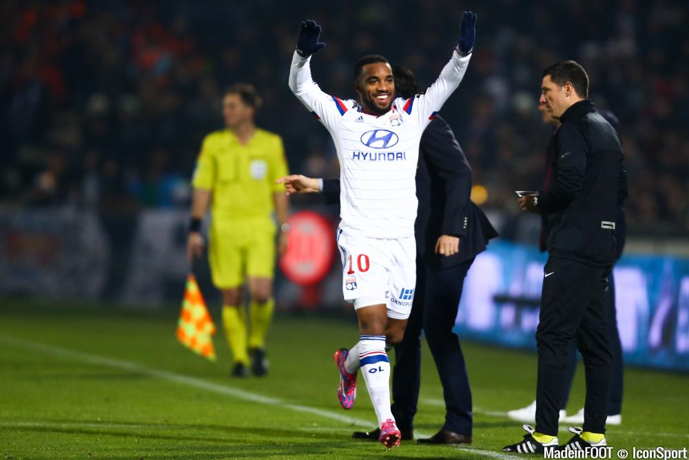 Lacazette est en en tête du classement des meilleurs réalisateurs de la Ligue 1