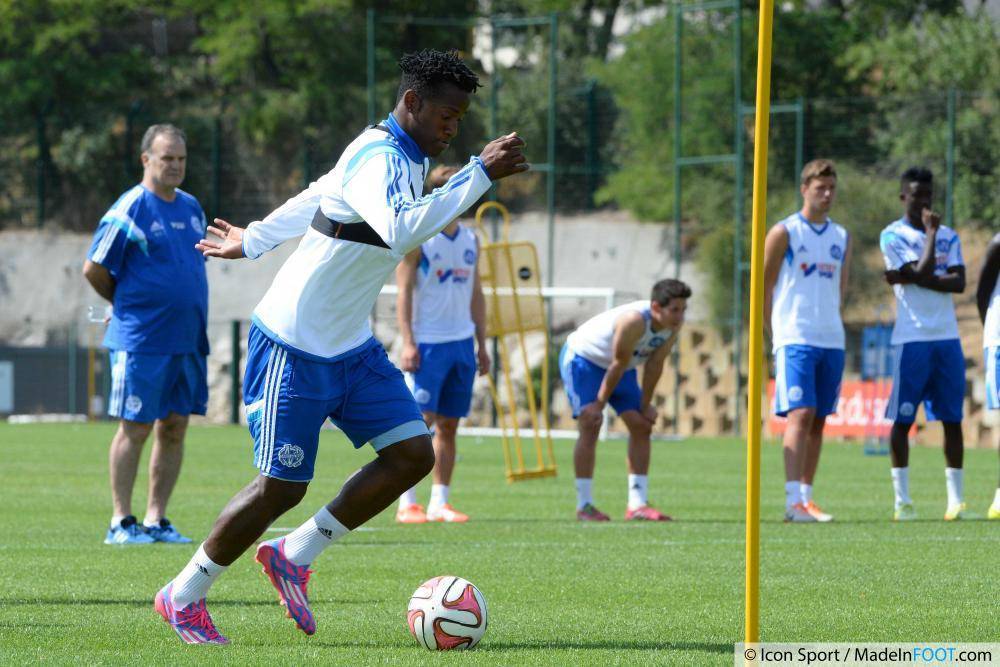 Michy Batshuayi impressionne aussi bien en match qu'à l'entraînement.