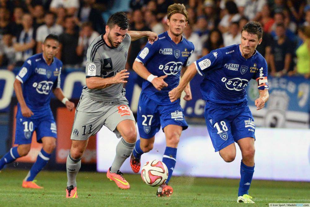 Les compos officielles de la rencontre entre l'OM et le SC Bastia.