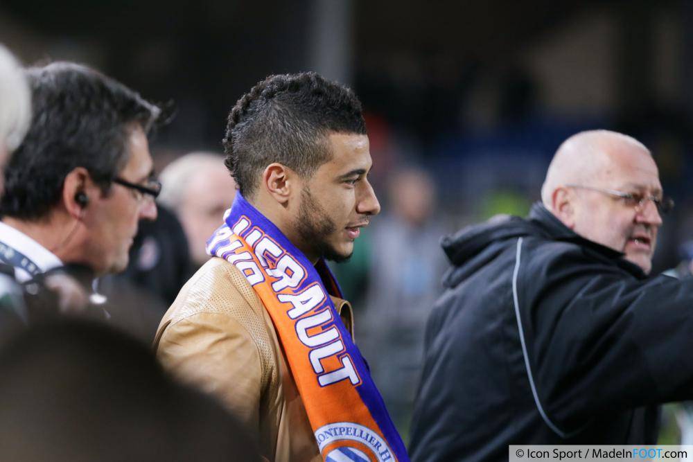 Belhanda était venu assister à Montpellier-Monaco lors de la 20ème journée de Ligue 1