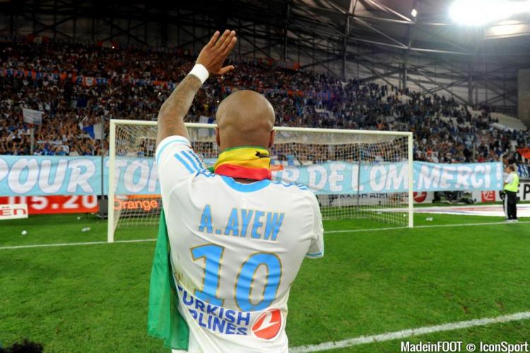 André Ayew avec l'OM