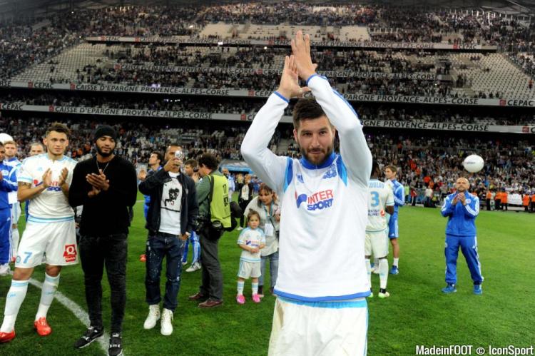 André-Pierre Gignac avec l'OM