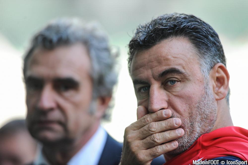 Christophe Galtier faisait grise mine ce soir au Vélodrome.