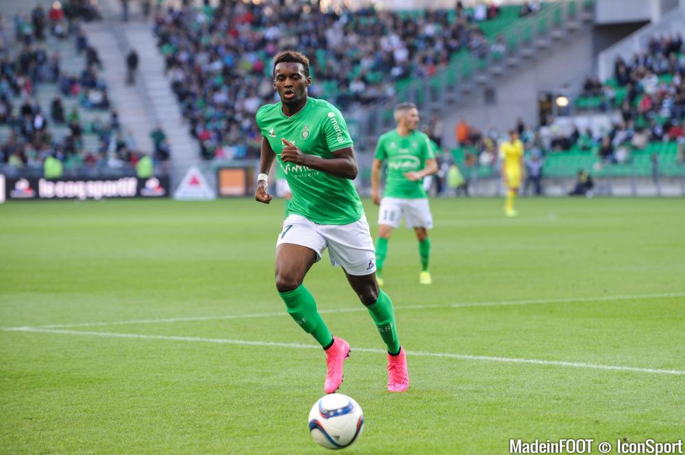 Le Stéphanois Jean-Christophe Bahebeck pourrait évoluer sous les couleurs du Cameroun