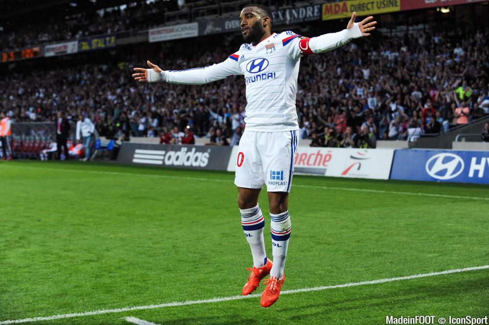 Lacazette (OL) est en tête du classement des meilleurs réalisateurs de la Ligue 1.