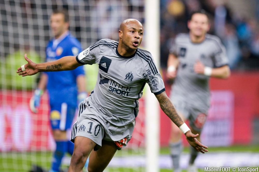 André Ayew et l'OM se rapprochent de la tête du classement
