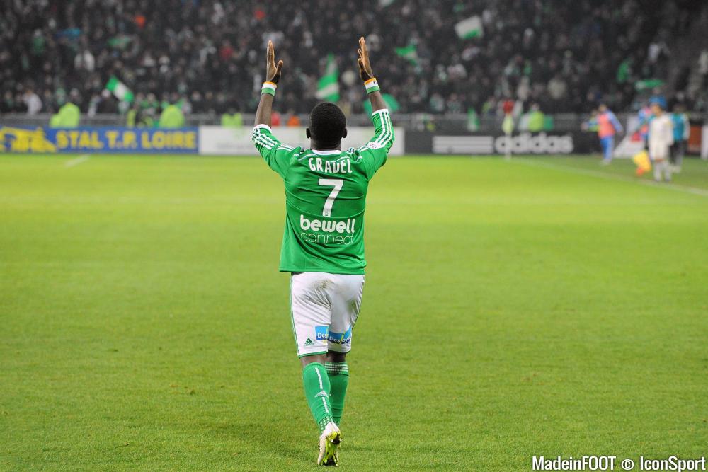 Gradel et l'ASSE ont arraché le nul face à l'OM (2-2), ce dimanche soir.