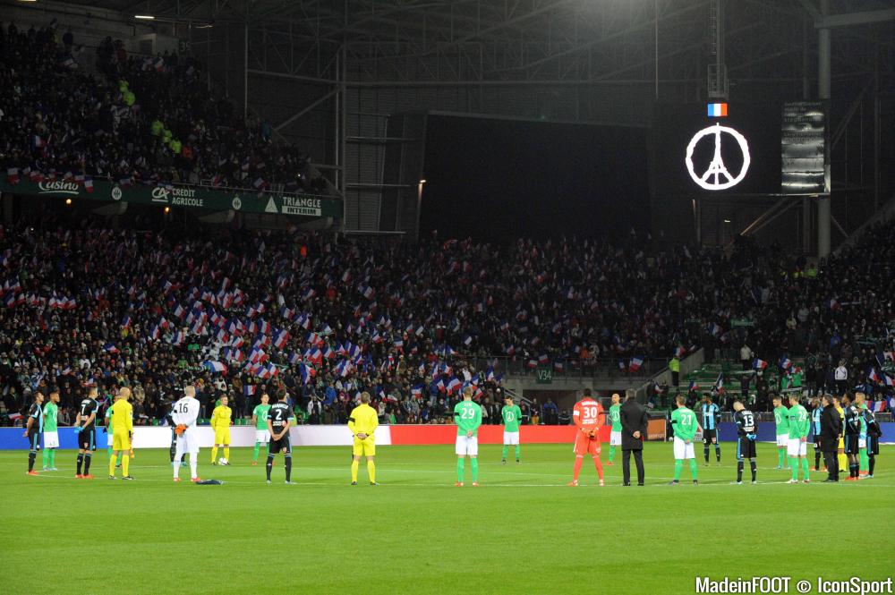 Une minute de silence a été respectée sur l'ensemble des stades de Ligue 1 ce week-end