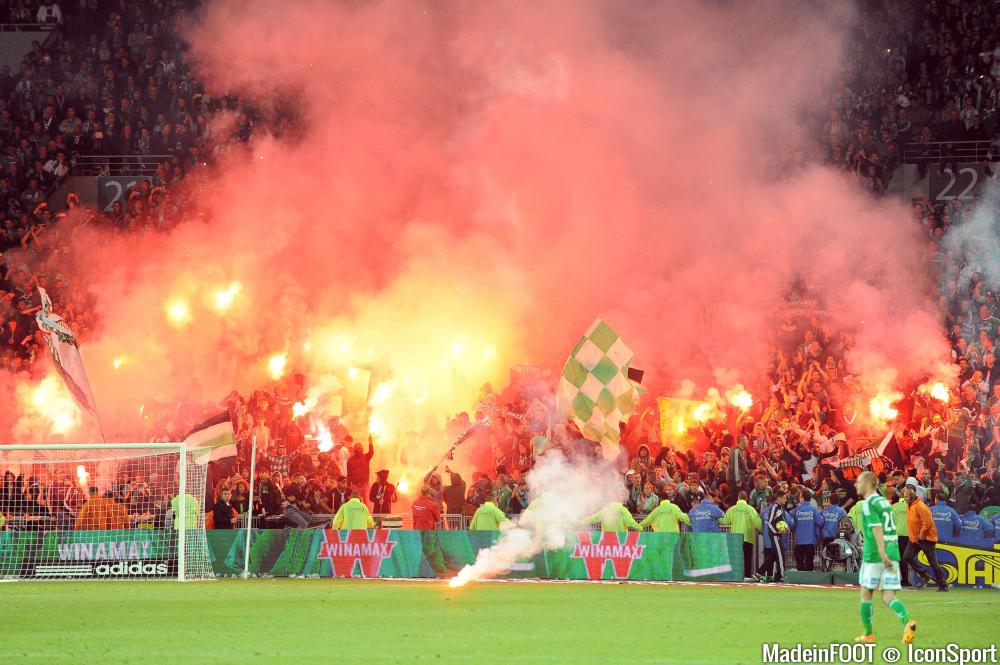 La Commission de discipline de la LFP va se pencher sur le comportement des supporters de l'ASSE lors du dernier match face à Guingamp (2-1)