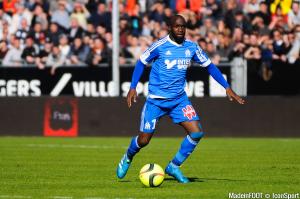 Lassana Diarra a repris l'entraînement avec l'OM.