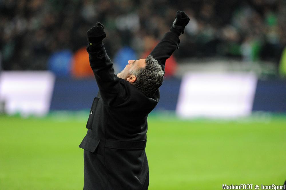 Le groupe de l'ASSE pour le déplacement à Marseille.