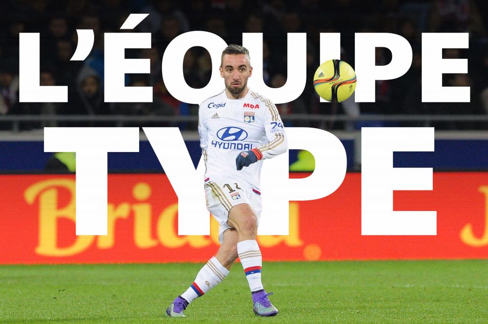 L'équipe-type de la 28e journée.