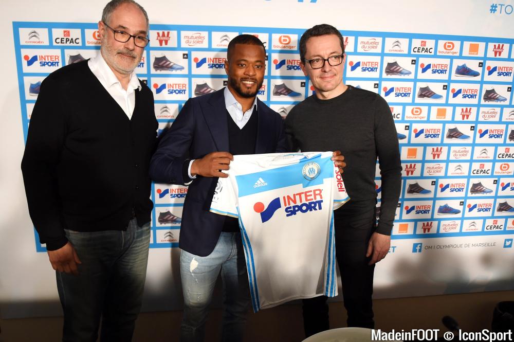 Patrice Evra a joué son premier match sous les couleurs de l'OM, vendredi soir