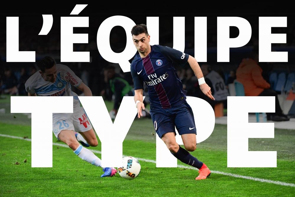 L'équipe-type de la 27e journée de Ligue 1.
