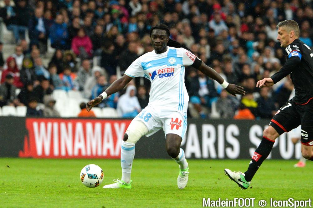 Bafetimbi Gomis, ici sous les couleurs de l'Olympique de Marseille.