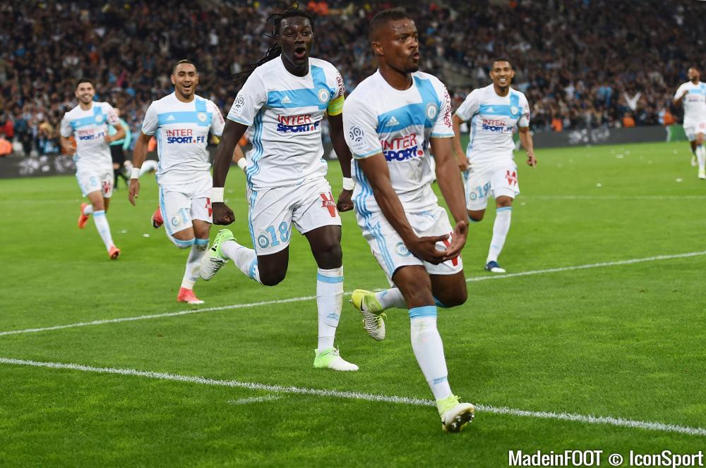 Gomis et Evra sous les couleurs de l'OM la saison dernière