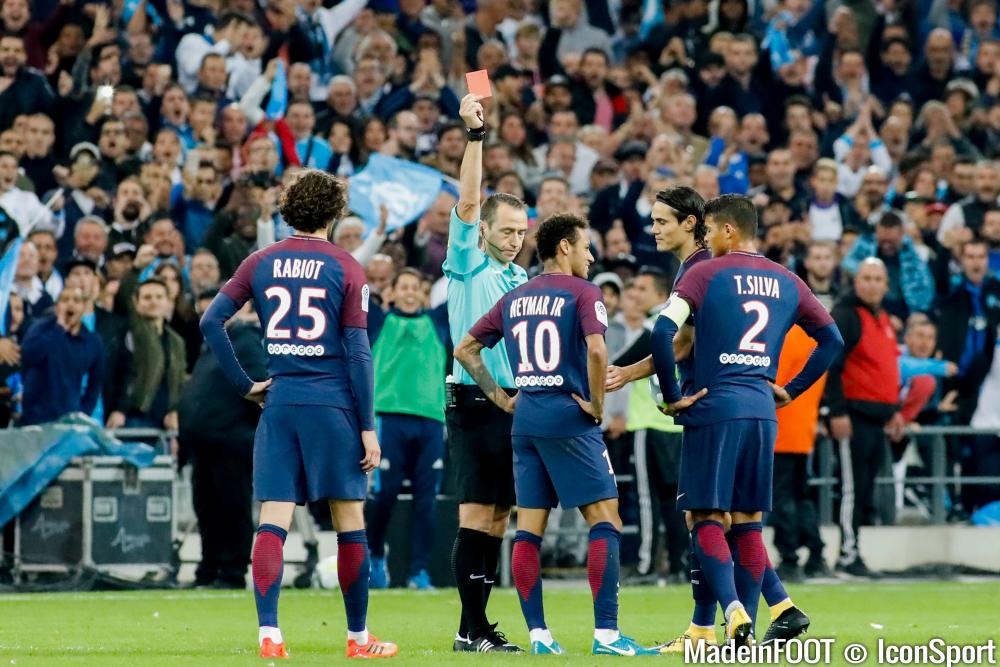 Neymar avait été expulsé au match aller à Marseille.