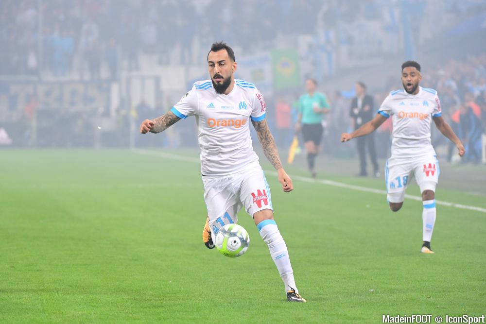 Kostantinos Mitroglou, ici sous les couleurs de l'Olympique de Marseille.