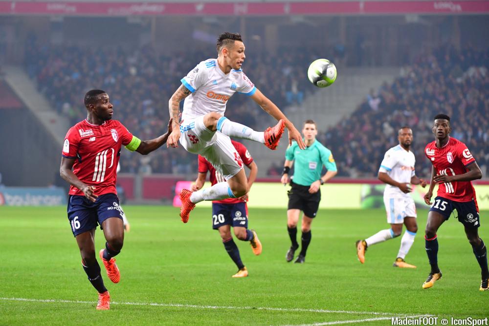 Lucas Ocampos et l'OM se sont imposés à Lille.