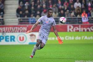 Édouard Mendy, le gardien de but du Stade de Reims.