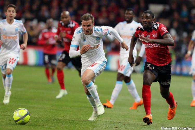 Sertic lors de ses rares apparitions avec l'OM