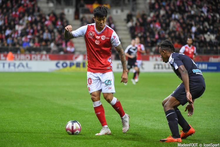Hyun-Jun Suk, ici sous les couleurs du Stade de Reims.