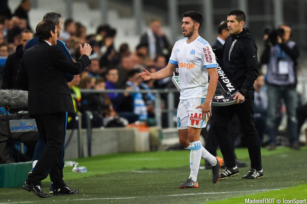Morgan Sanson (OM) n'a pas pris part à la déroute olympienne à Francfort.