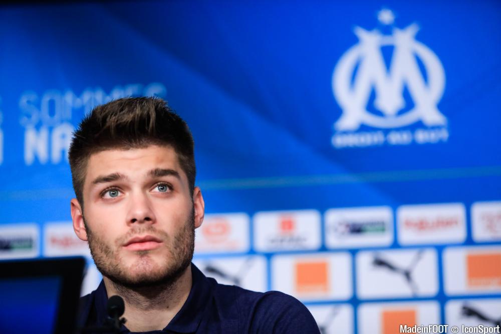 Duje Caleta-Car a livré sa première conférence de presse en tant que joueur de l'OM.