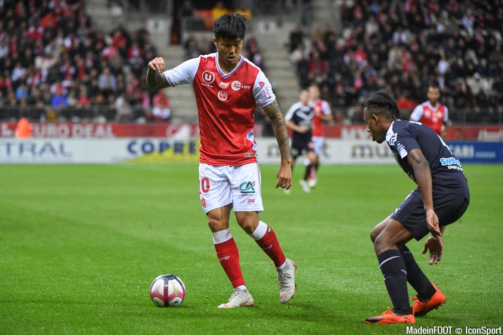 Hyun-Jun Suk, ici sous les couleurs du Stade de Reims.