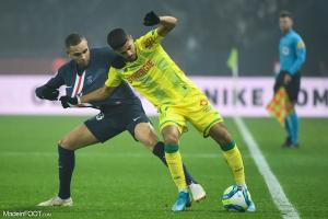 Layvin Kurzawa, le défenseur latéral gauche du Paris Saint-Germain.
