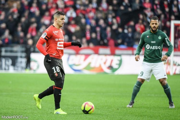 Hatem Ben Arfa sous le maillot rennais.
