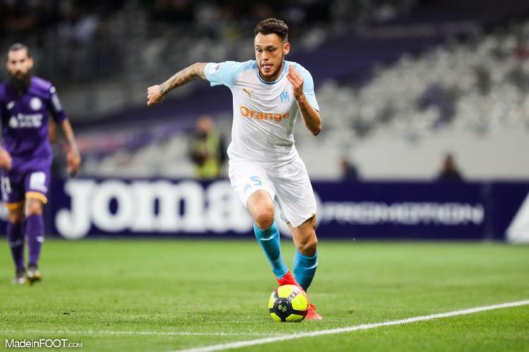Lucas Ocampos sous le maillot de l'OM