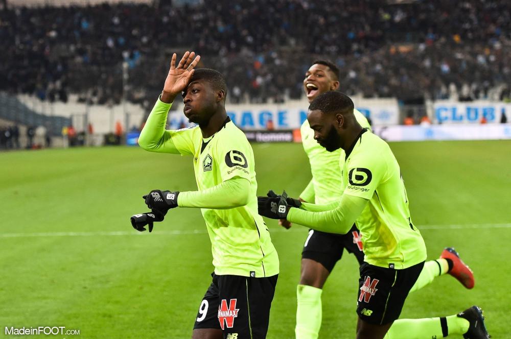Nicolas Pépé contre l'OM.