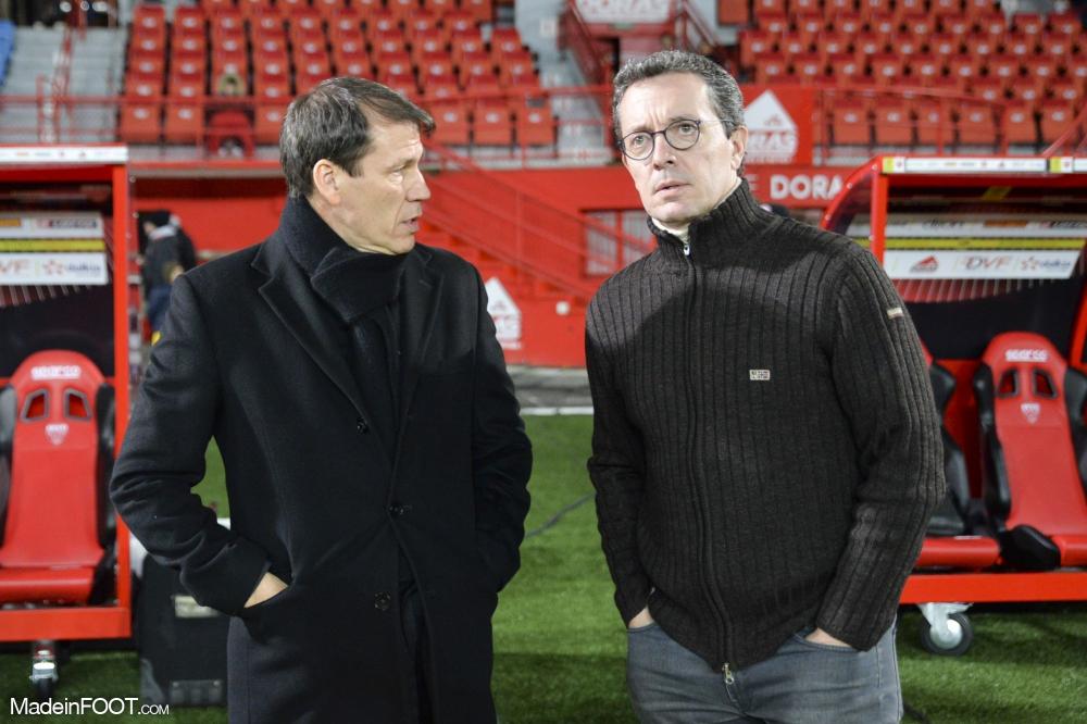Rudi Garcia et Jacques-Henri Eyraud en 2019.