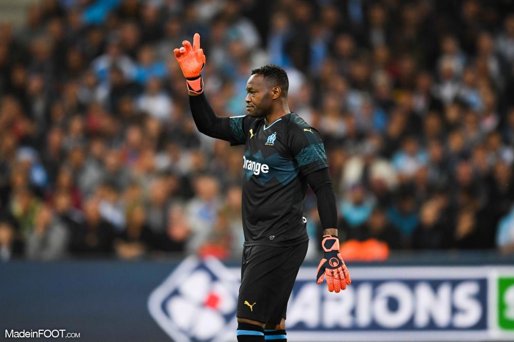 Steve Mandanda, le gardien de but de l'OM.