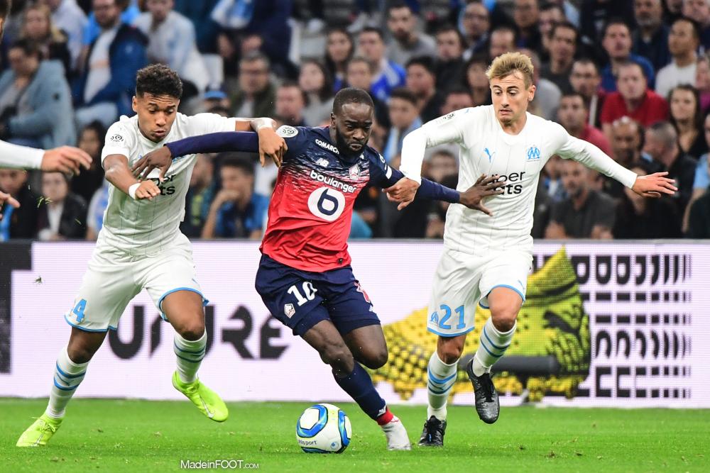 Le groupe lillois pour la réception de l'OM.
