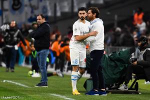 Morgan Sanson, le milieu de terrain de l'Olympique de Marseille.
