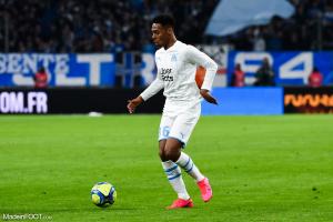 Marley Aké, l'attaquant de l'Olympique de Marseille.