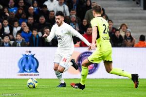 Nemanja Radonjic, l'ailier de l'Olympique de Marseille.