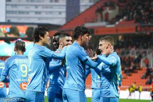 Le groupe de l'OM pour Porto