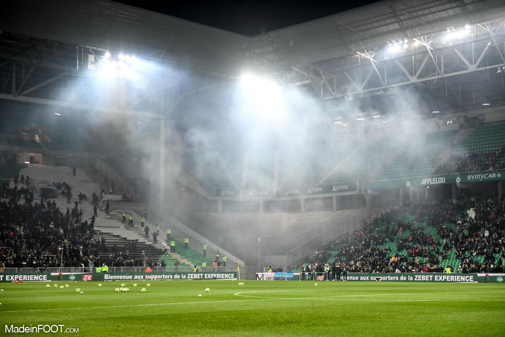 Les fans de l'OM n'ont pas pu rentrer dans le parcage visiteur