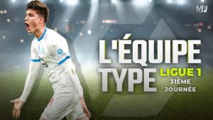 L'équipe-type de la 31ème journée