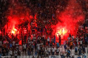 Les supporters marseillais en feu