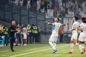 Payet avec le maillot de l'OM