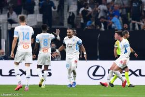 Joie des joueurs de l'OM