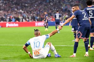 L'album photo du match entre l'Olympique de Marseille et le Paris Saint-Germain.